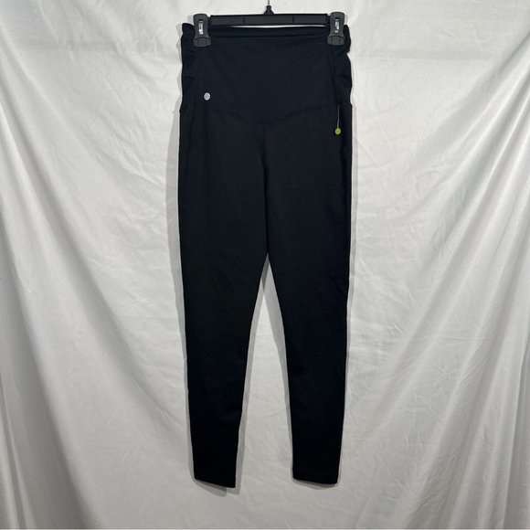 NEW $69 Zella [ Small ] Mamasana Live In Maternity Ankle Leggings in‎ Black - Picture 7 of 15